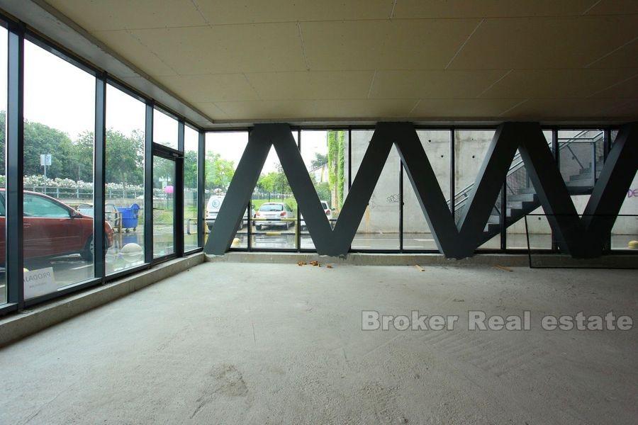Business space on the ground floor