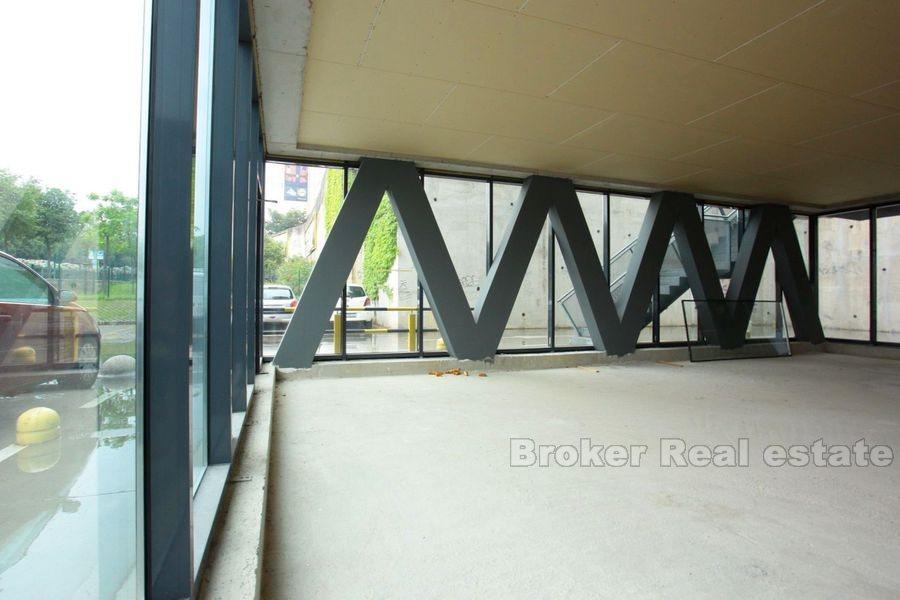 Business space on the ground floor