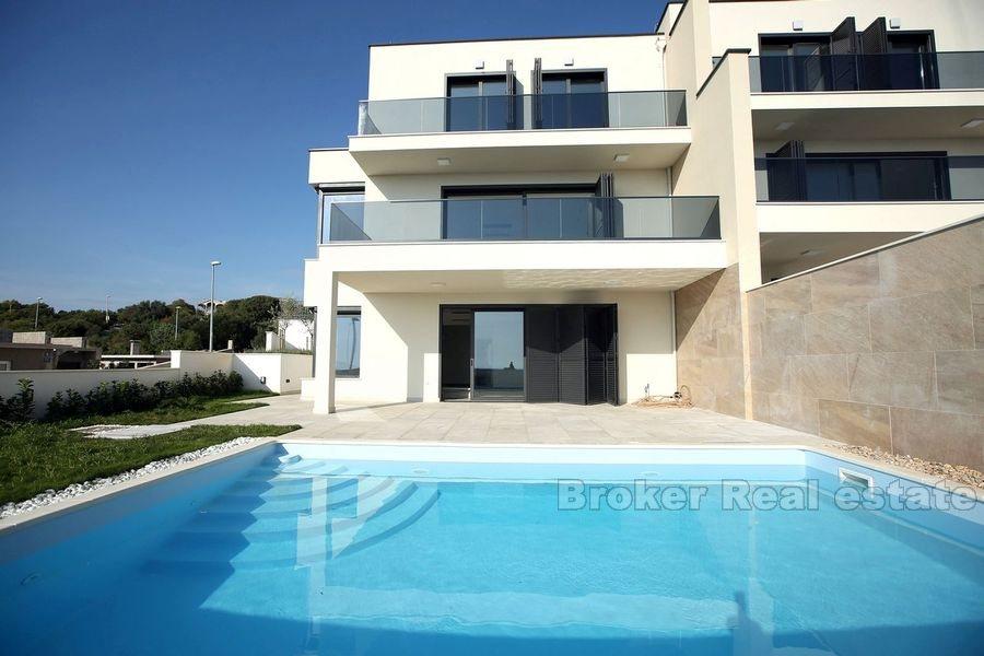 Vila, novostavba, výhled na moře