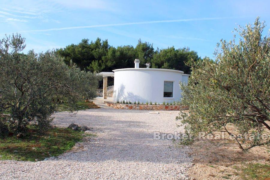 Larger land with a smaller house