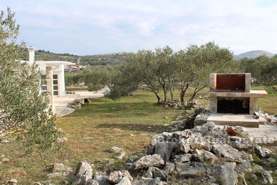 Terra più grande con una casa più piccola