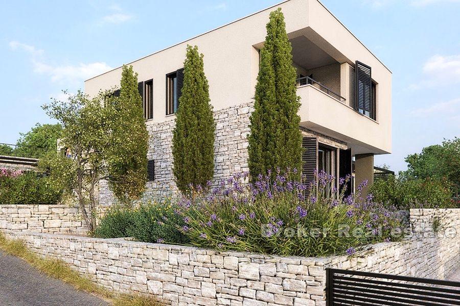 Modern villas with pool