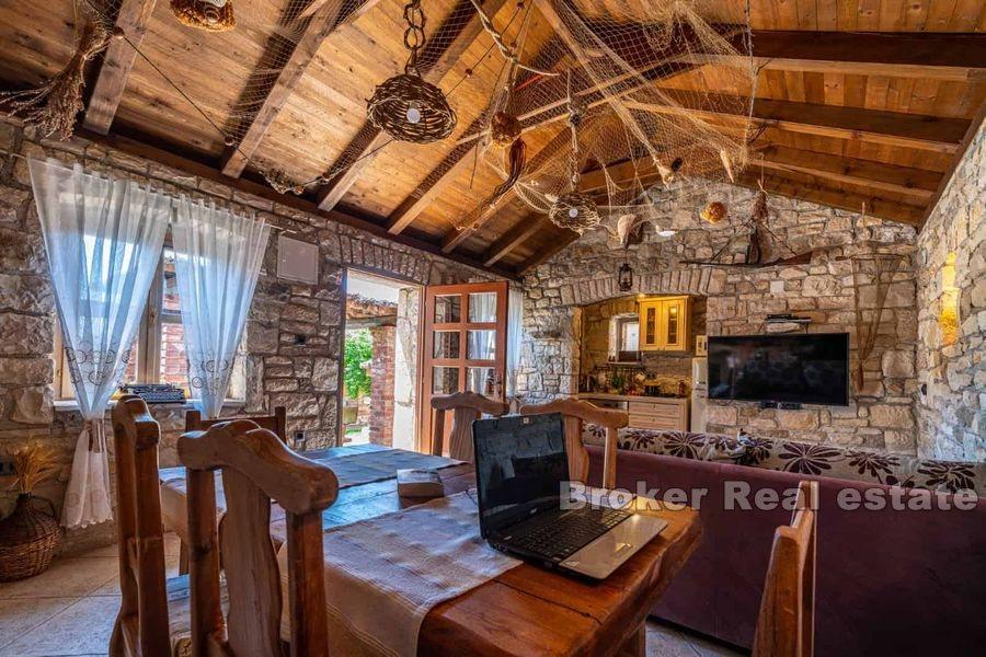 Villa with pool and additional stone house