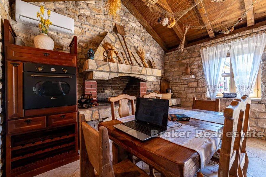 Villa with pool and additional stone house