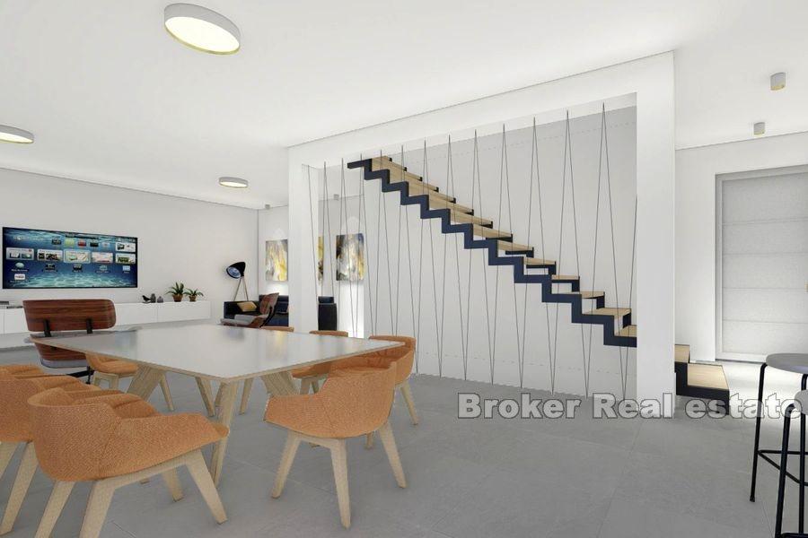 Vila u izgradnji s bazenom i pogledom na more