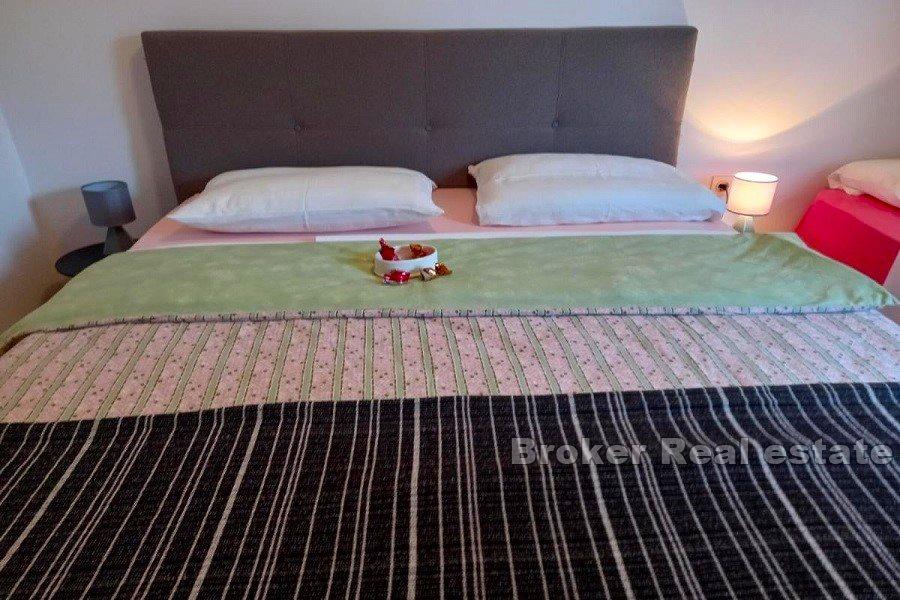 House, first row to the sea, by the beach.