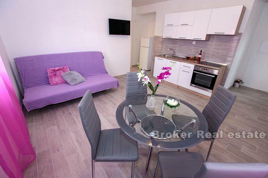 Apartment villa first row to the sea and the beach