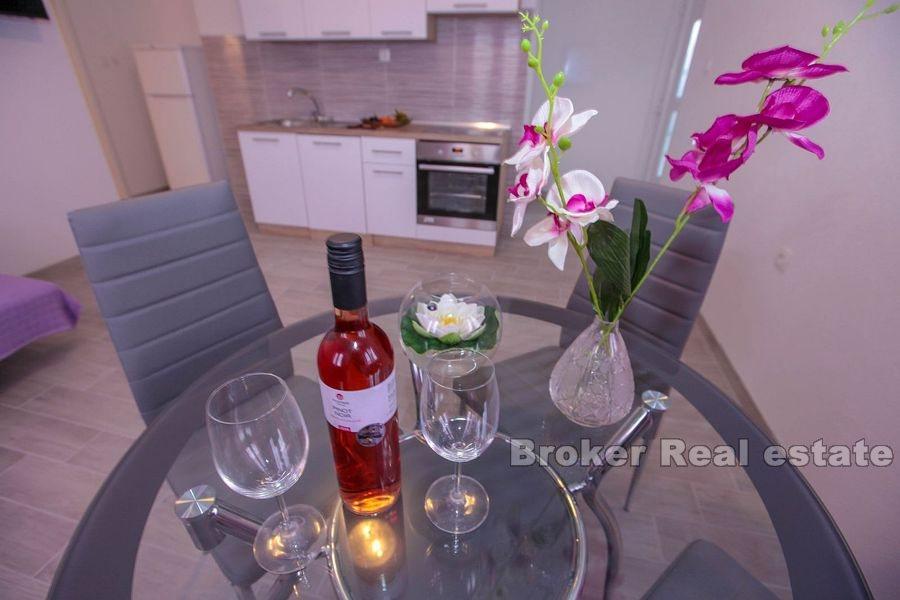 Apartment villa first row to the sea and the beach