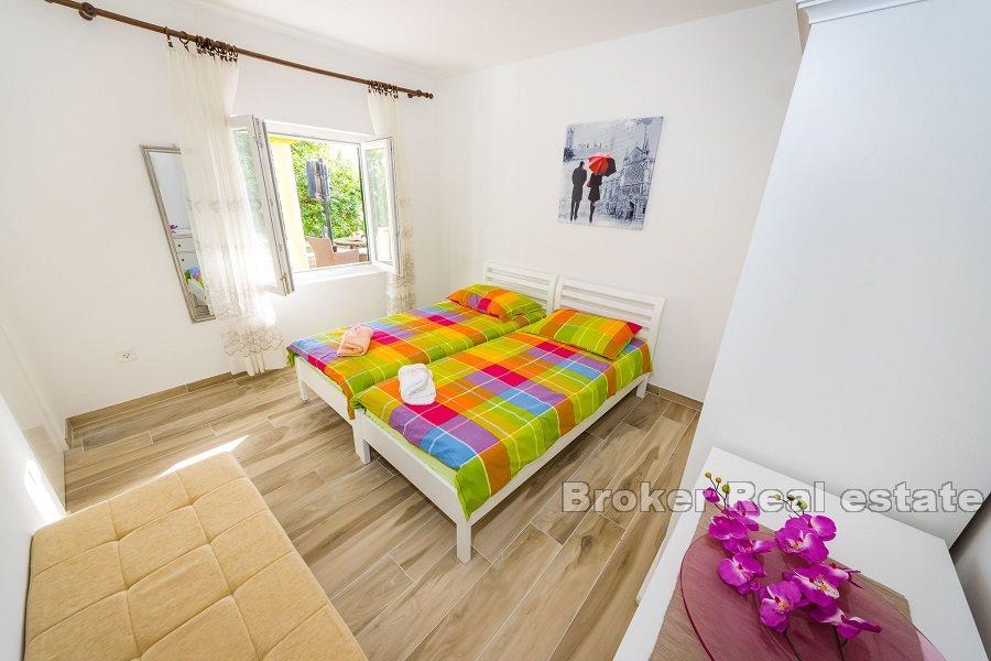 Uroczy domek w pierwszym rzędzie do morza