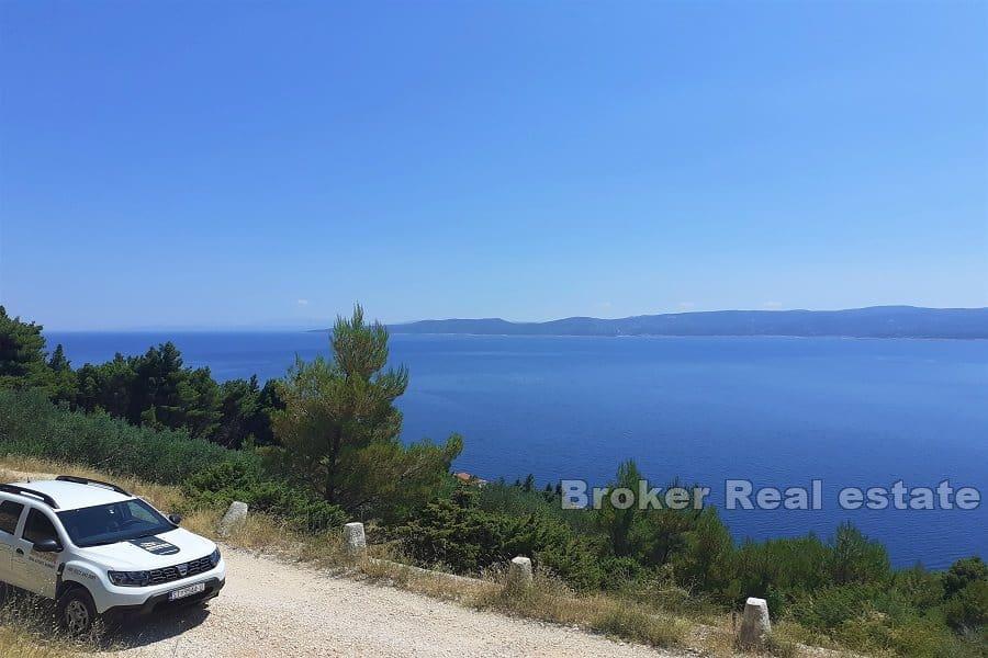 Building land with panoramic sea view