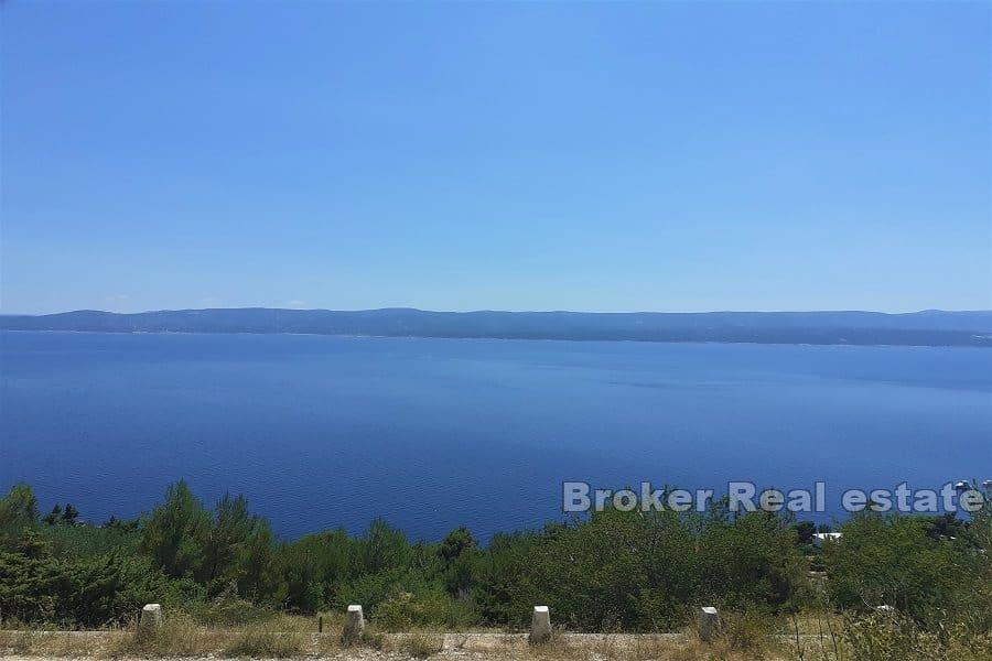 Building land with panoramic sea view