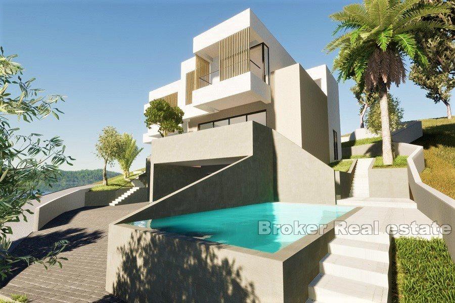 Newly built villa with sea view