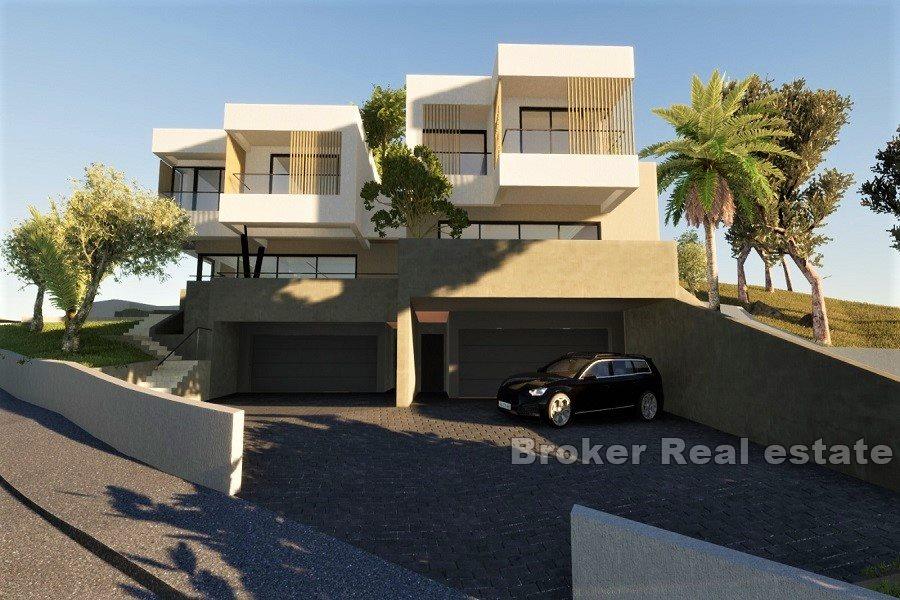Neu gebaute Villa mit Meerblick