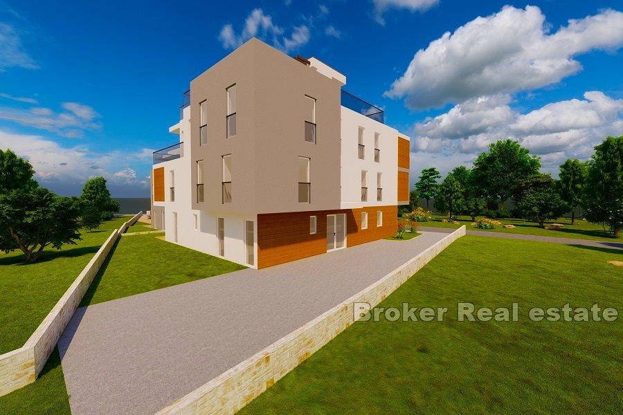 Luxusní nově postavené apartmány u moře