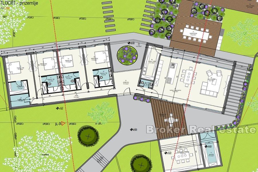 Building land with sea view