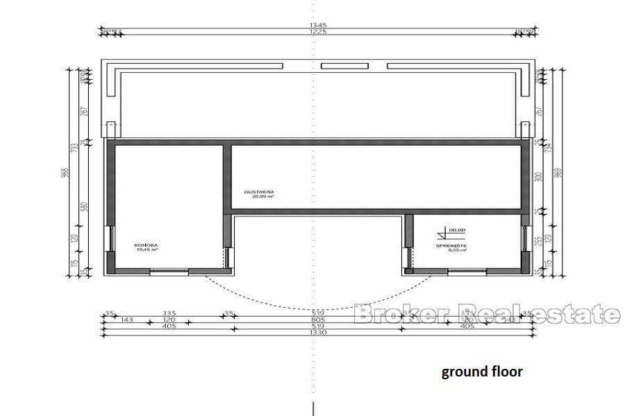Building land near the sea
