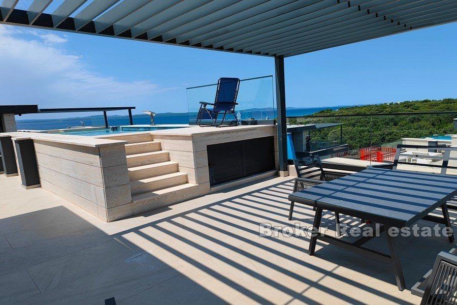 Penthouse med havutsikt