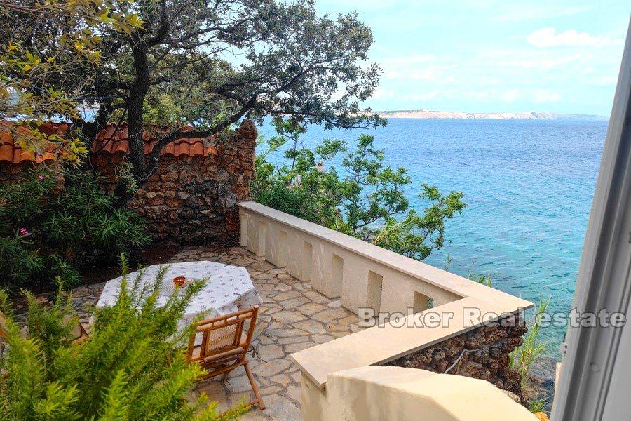 House by the sea and the beach