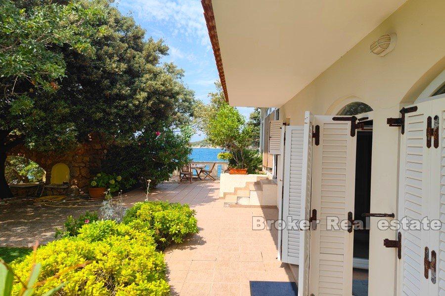 House by the sea and the beach