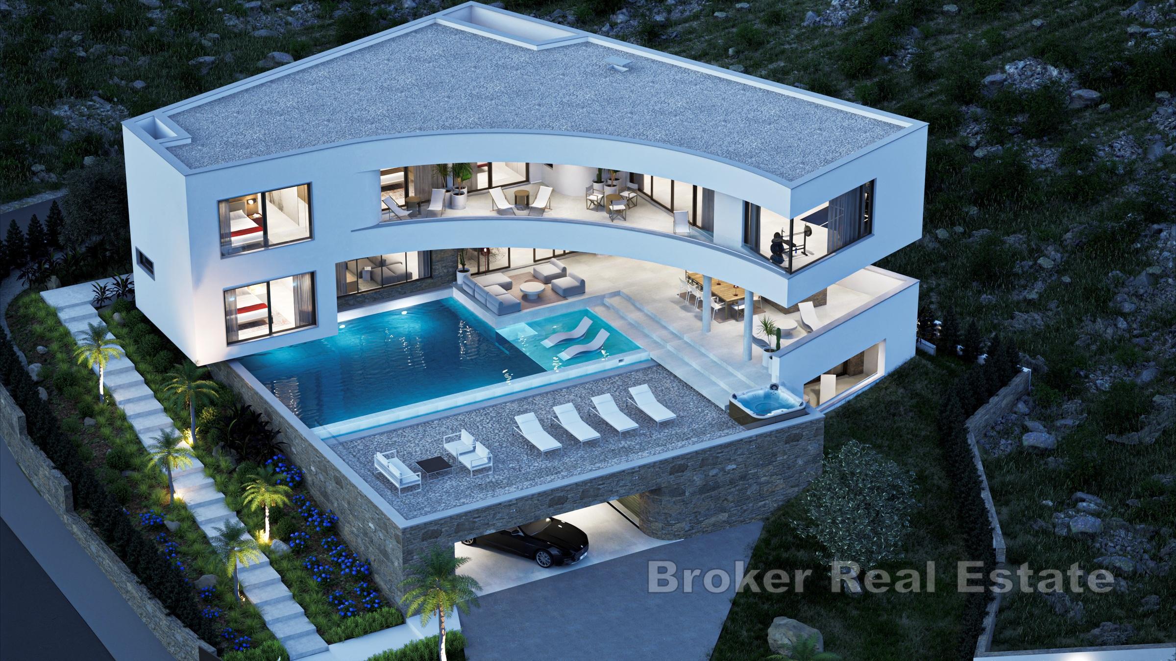 Villa de luxe avec vue mer