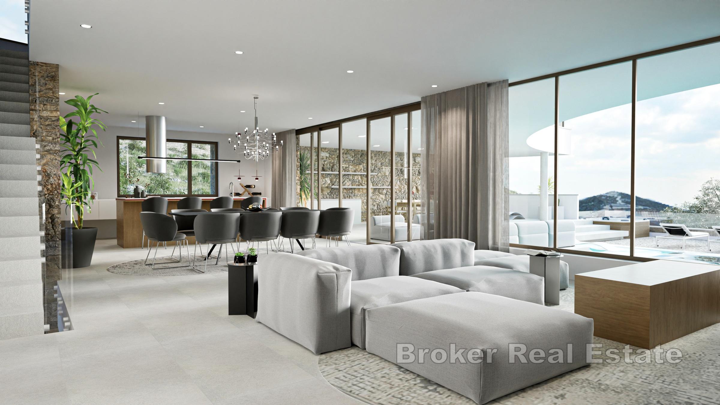 Villa de luxe avec vue mer