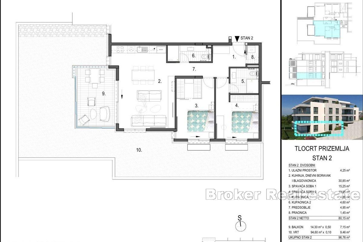 Nowe apartamenty z widokiem na morze