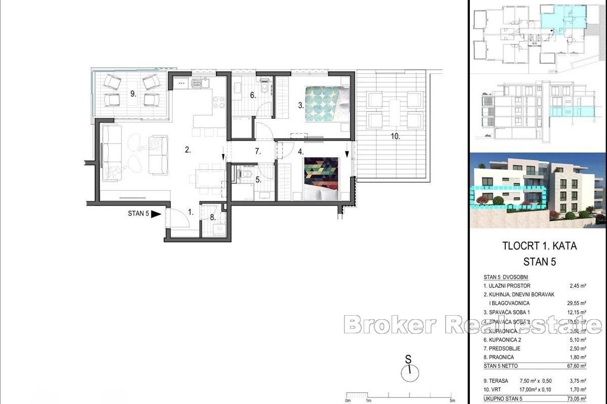 Nowe apartamenty z widokiem na morze