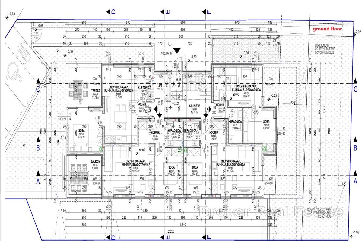 Appartements modernes en première ligne de mer