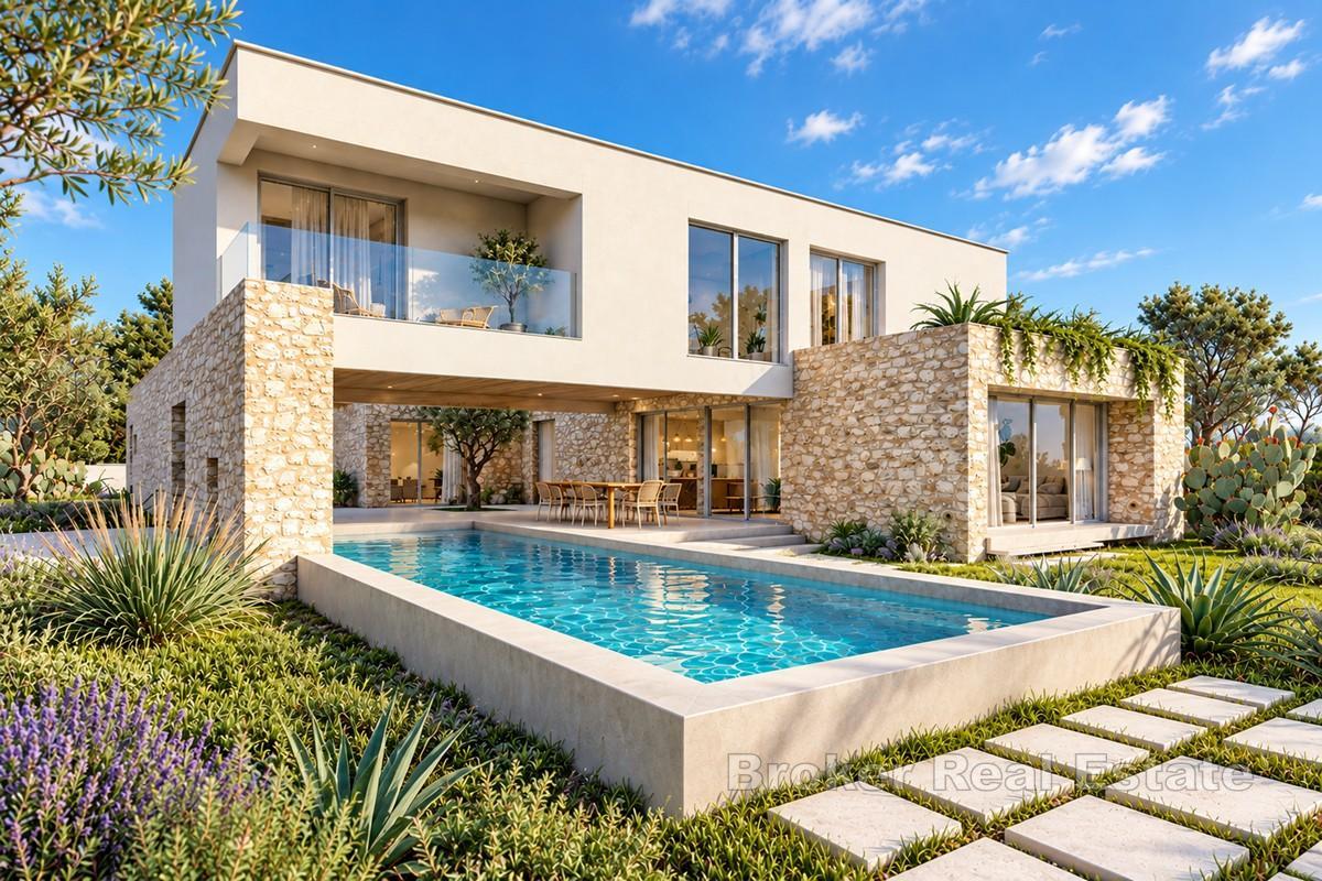 Neue Luxusvillen mit Pool und Meerblick