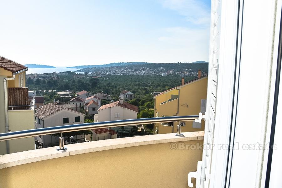 Lovely apartment at top floor, town of Rogoznica