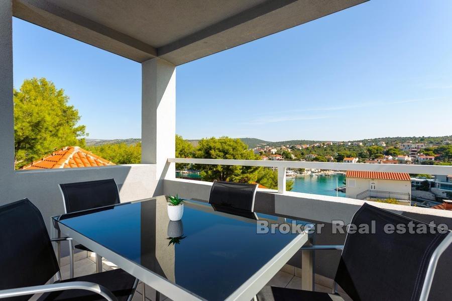 Newly built apartment house with swimming pool