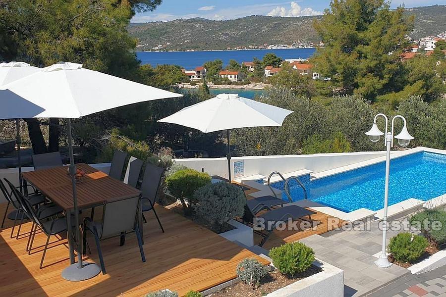 Newly built apartment house with swimming pool