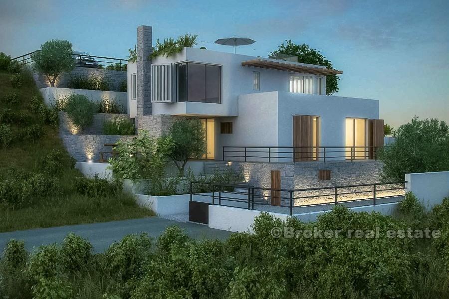 House with villa project, for sale
