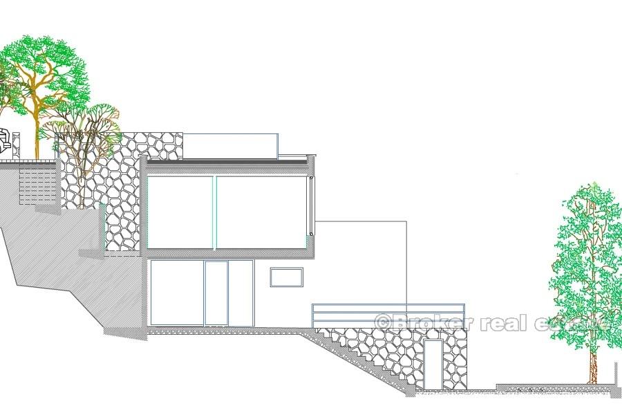 House with villa project, for sale