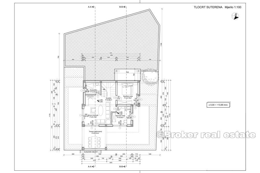Belle villa moderne construite récemment