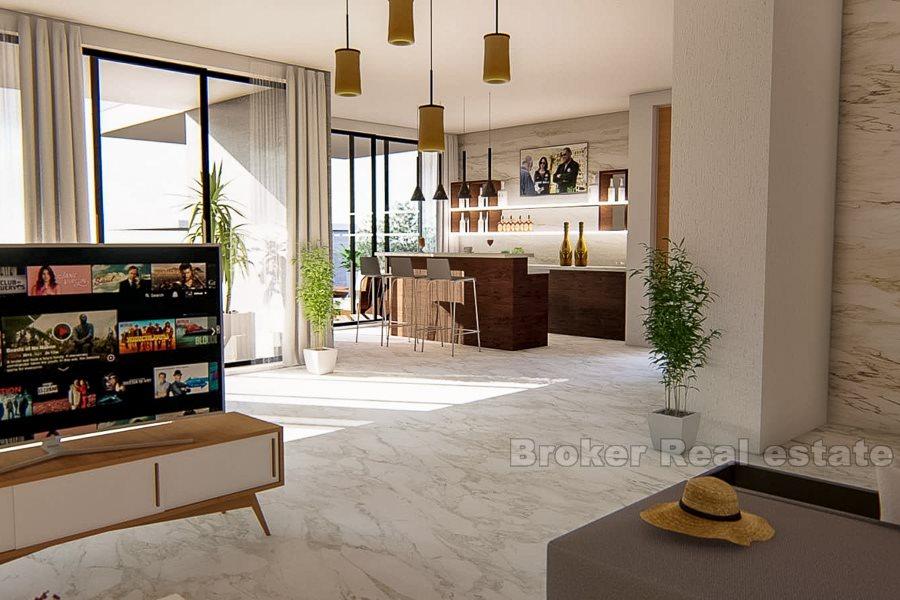 Villa de luxe dans la première rangée de la mer