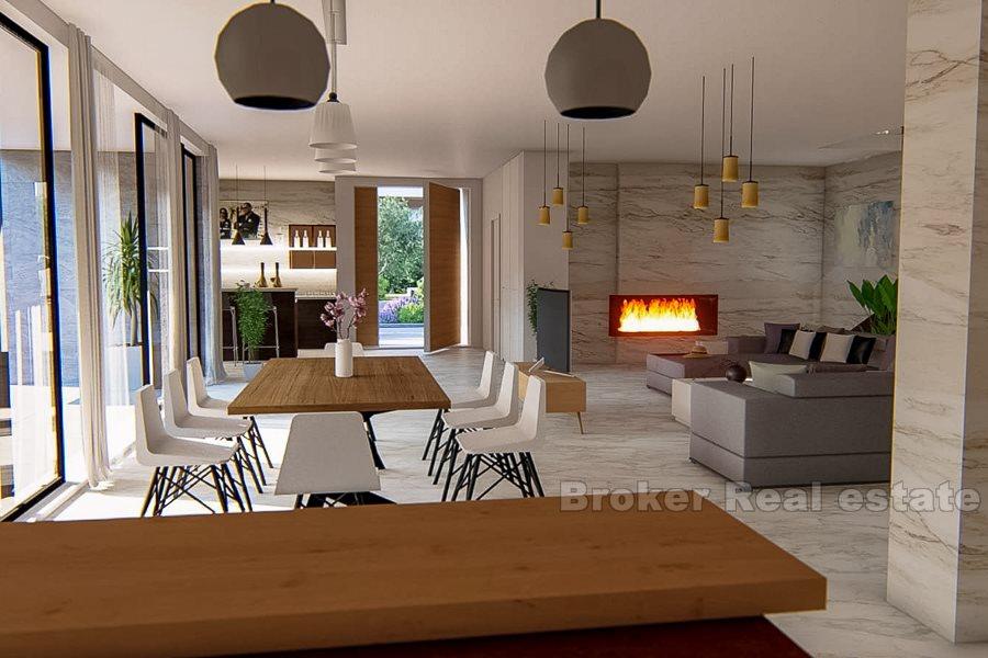 Lyxvilla i första raden till havet