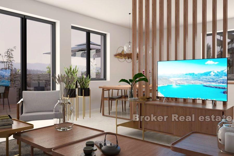 Nově postavená samostatně stojící moderní vila