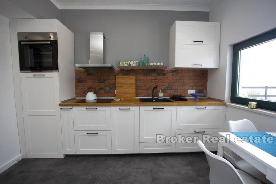 Modern villa with pool and panoramic sea view