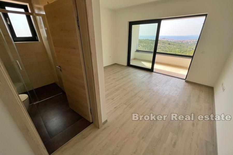 Modern villa with panoramic sea view