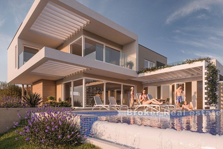 Villa on three floors with sea view, under construction