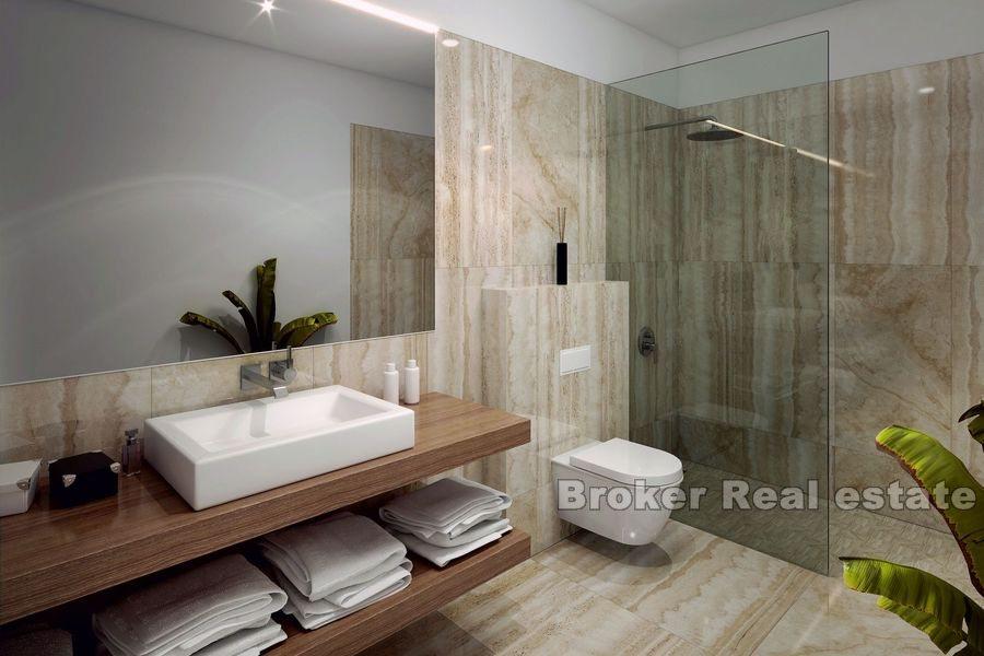 Пентхаус с тремя спальнями, первый ряд от моря