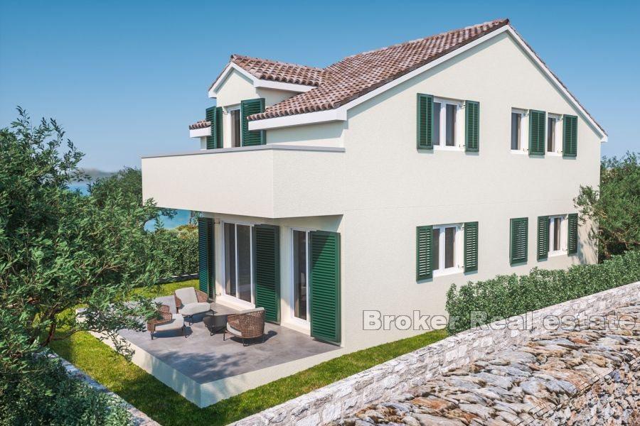 Detached house under construction near Šibenik