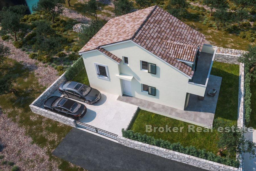 Detached house under construction near Šibenik