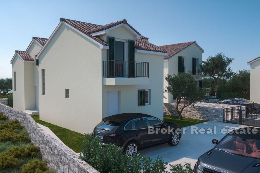 House with apartments under construction near Šibenik