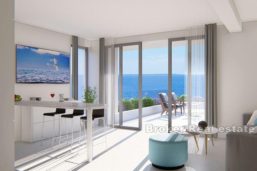 Luxus-Penthouse, erste Reihe zum Meer