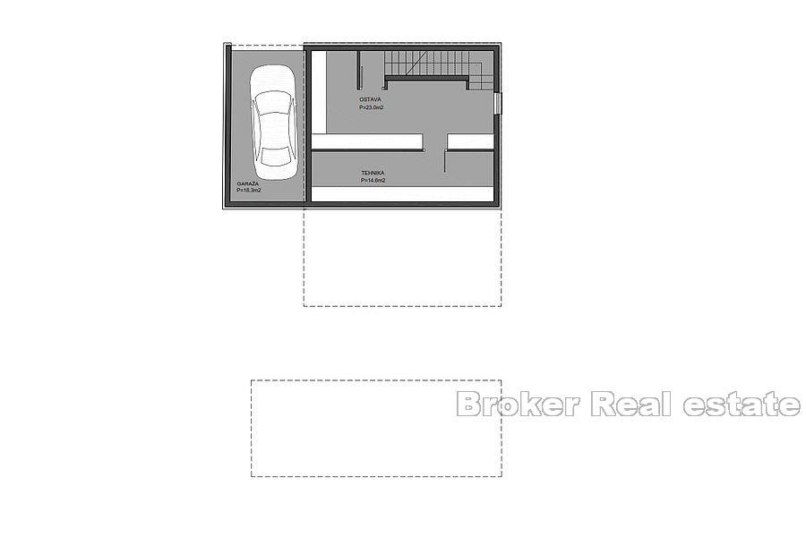 Vacker villa med panoramautsikt