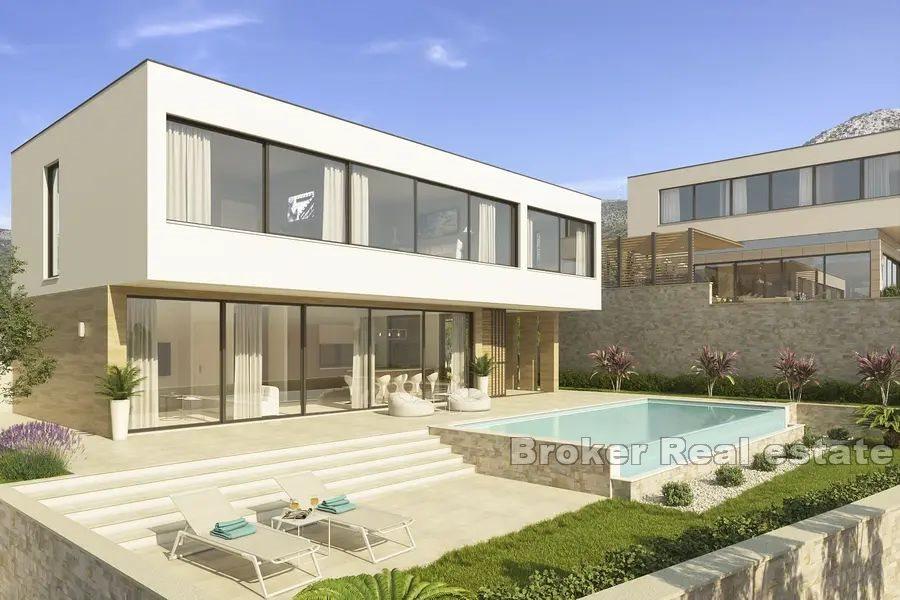 Modern villa with panoramic view