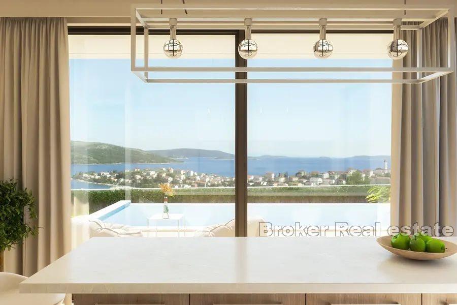 Modern villa with panoramic view