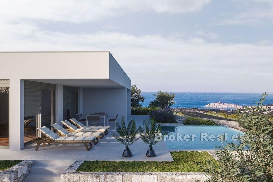 Villa med panoramautsikt över havet